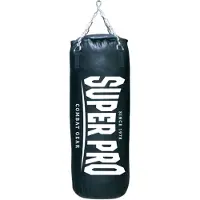 Super Pro Combat Gear Bokszak Classic Vertical Logo Zwart 90x30 cm