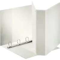Esselte - Presentatieringband Deluxe A4 4-rings D-mech 40mm wit | 1 stuk | 10 stuks