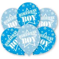 Amscan Ballonnen Birthday Boy 6 Stuks 27,5 Cm