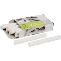 Packlinq Schoolbordkrijt, L: 8 cm, d 10 mm, wit, 10x10 stuk/ 1 doos