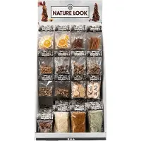 Packlinq Tafel Display - Natuurlijke decoratie, H: 7400 mm, B: 4400 mm, 120 eenh.