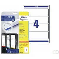 Avery Zweckform Rugetiket breed 59x192mm zelfklevend wit 25 vel