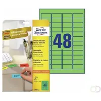 Avery Zweckform Etiket Avery L6040-20 45.7x21.2mm groen 960 stuks