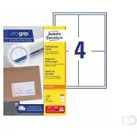 Avery Zweckform Etiket Avery 3483 105x148mm A6 wit 400 stuks