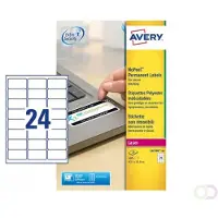 Avery Zweckform L6146-20E no-peel etiketten 63,5 x 33,9 mm (480 etiketten)