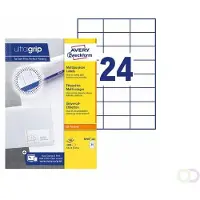 Avery-Zweckform AVERY ultragrip Universele etiketten 3658-200 Permanent klevend A4 Wit 64,6 x 33,8 mm 220 Vellen à 24 Etiketten