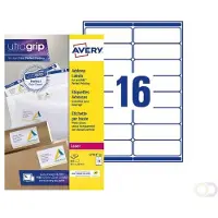 Avery Etiket L7162-40 99.1x33.9mm wit 640 stuks