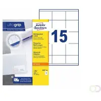 Avery Zweckform AVERY ultragrip Universele etiketten 3669-200 Permanent klevend A4 Wit 70 x 50,8 mm 220 Vellen à 15 Etiketten