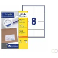 Avery-Zweckform 3660-200 Universele etiketten 97 x 67.7 mm Papier Wit 1760 stuk(s) Permanent hechtend Laser (kleur)