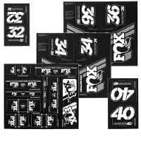 Fox Racing Shox Heritage Stickers Kit Wit