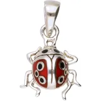 MOOYE ® - Collectie Zilveren Lieveheersbeestje kettinghanger