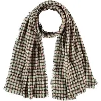 Sarlini sjaal met pied-de-poule print multi Dames