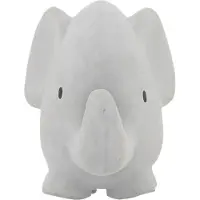 Tikiri Mijn Eerste Safaridiertje - Olifant - In Natuurlijk Rubber - Met Belletje - 0 Jaar