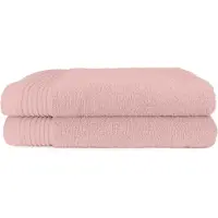 The One Towelling Handdoek 60x110 cm Deluxe Zalm Roze