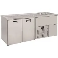 CombiSteel BIERKOELER COMBISTEEL, 2 DEUREN 2R, 195(B)x70(D)x96(H)cm, 230V/360W