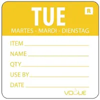 Vogue Kleurcode sticker dinsdag Vogue, 500 stuks
