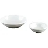 Olympia Whiteware Sojasauskom wit rond 7cm (12 stuks)