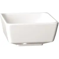 Aps Float melamine vierkante kom wit 15cm