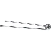 Haceka Kosmos Handdoekhouder - 42cm - dubbel - draaibaar - chroom 1208558
