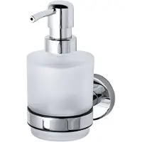 Haceka Kosmos zeepdispenser glas chroom