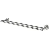 Haceka Kosmos dubbele handdoekhouder 80cm RVS-look