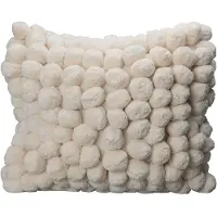 By On Pom Pom kussen 45x45 cm Off white