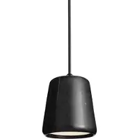 New Works Hanglampe , Material The Originals, dimbare, Zwart, Woonkamer, Steen, Designer