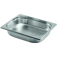 Saro BUDGET LINE GN-bak 1/2 GN geperforeerd Diepte 100 mm, 32,5(B)x26,5(D)x10(H)cm