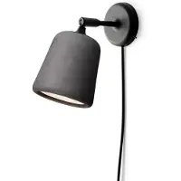 New Works Materiaal wandlamp Dark grey concrete