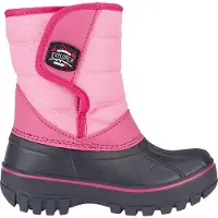 Winter-Grip Snowboot Junior Mountain Kid Antraciet Roze Fuchsia-Schoenmaat 25 - 26
