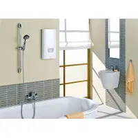 Clage Doorstroom verwarmer, comfortmodel DLX18 Next | 18 KW | 9.2 l/min | 3 voorkeuzes 35°/45°/55° | doorstroomverwarming | Doorstromer | Boiler | Douche, badkuip, wastafel, Gootsteen,Wastafel