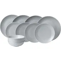 Royal Doulton Gordon Ramsay Serviesset Maze Light Grey 12-delig
