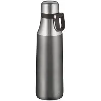 Barlife City dubbelwandige waterfles 0,5 l Grijs satijn