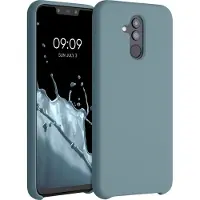 Kwmobile telefoonhoesje geschikt voor Huawei Mate 20 Lite - Hoesje met siliconen coating - Smartphone case in Arctische nacht