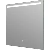 Guido Gusto Rechthoekige badkamerspiegel Riley met verwarming, LED verlichting en touch sensor 100x60cm
