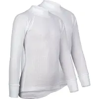 Avento Thermoshirt Kinderen - Thermo Ondergoed - Comfortabele stof - Wit