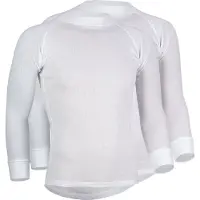 Avento Thermoshirt Lange Mouw - Heren - 2-Pack - Wit - Maat S