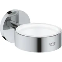 GROHE Essentials glas/zeephouder Chroom