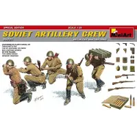 MiniArt - Soviet Artillery Crew. S.e. (Min35231) - modelbouwsets, hobbybouwspeelgoed voor kinderen, modelverf en accessoires