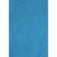 Vaessen creative Foam - 2mm - 10 stuks - A4 - Glitter lichtblauw