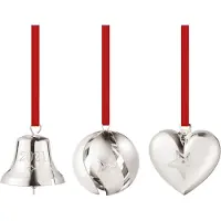 Georg Jensen - CC 2021 Giftset Hanger Bell/Ball/Heart Set of 3 Pieces
