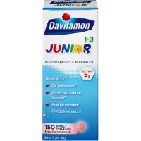 Davitamon Junior 1-3 Aardbei Smelttabletten