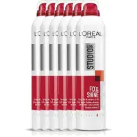 L'Oréal 6x Studio Line Fix & Shine 24h Fxing Spray Super Strong 250 Ml