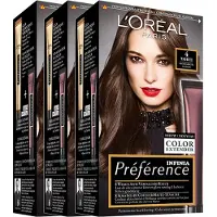 L'Oréal 3x Préférence Permanente Haarkleuring 4.0 Middenbruin