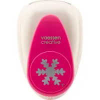 Vaessen creative Pons - Figuurpons - Sneeuwvlok - 4,3 x 5 cm