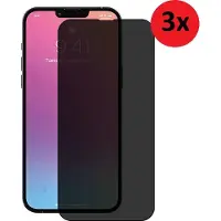 Modo Privacy Screenprotector Geschikt voor iPhone 13 Pro Max - iPhone 13 Pro Max Privacy Screen protector Tempered Beschermglas 3x