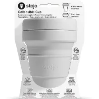 Stojo - Biggie Cup - Koffie Theebeker - 470 ml - Herbruikbaar - Opvouwbaar - Cashmere