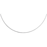 Lucardi Zilveren ketting met venetiaanse schakel 60 cm
