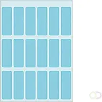 Herma Multipurpose-etiketten, 12 x 34 mm, blauw, permanent hechtend, om met de hand te - 10 stuks