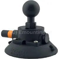 SeaSucker 4.5" zuignap met vacuumpompje en RAM Mounts C-kogel